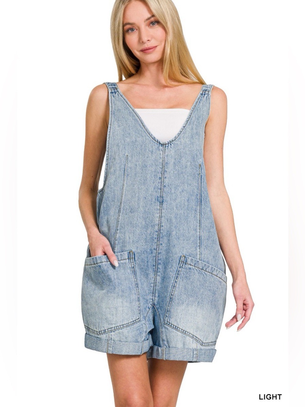 Zenana Denim Short Overalls🛍️